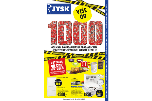JYSK katalog - Decembar 2013 - Nedeljna ponuda 4