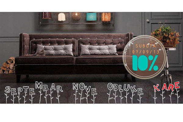 Kare akcija 07.09.2013. popust 10% na celokupan asortiman
