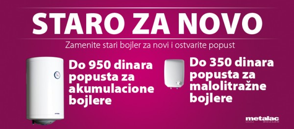 Metalac akcija - Staro za novo