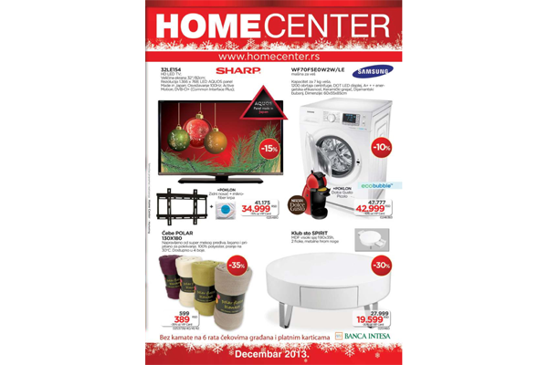 Home Centar katalog decembar 2013