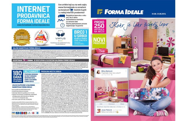 Forma Ideale - Katalog akcija avgust 2013
