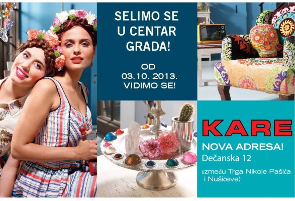 KARE menja lokaciju svog salona!!!