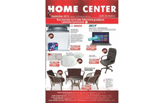 Home Center - Katalog Septembar 2013
