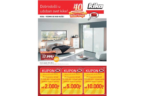 Kika katalog septembar oktobar 2013 - Dobrodošli u udoban svet kike!