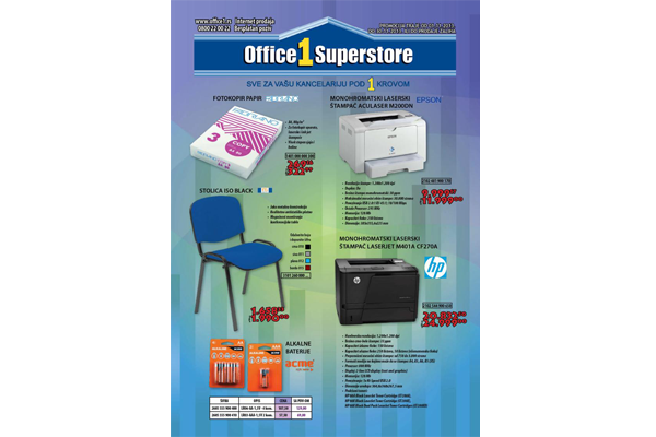 Office 1 Superstore katalog - Novembar 2013