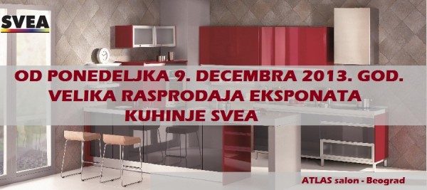 Atlas akcija - velika rasprodaja Svea kuhinja