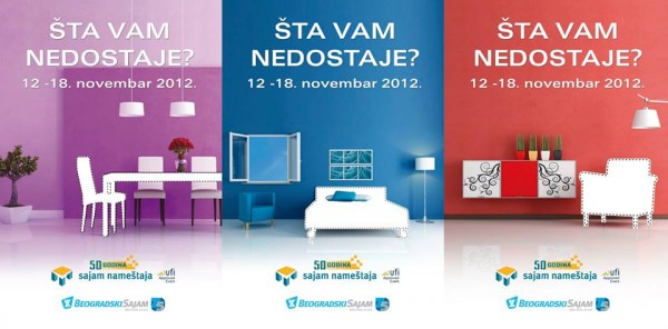 Idejna rešenja za Sajam nameštaja - lajkom do karata za sajam!