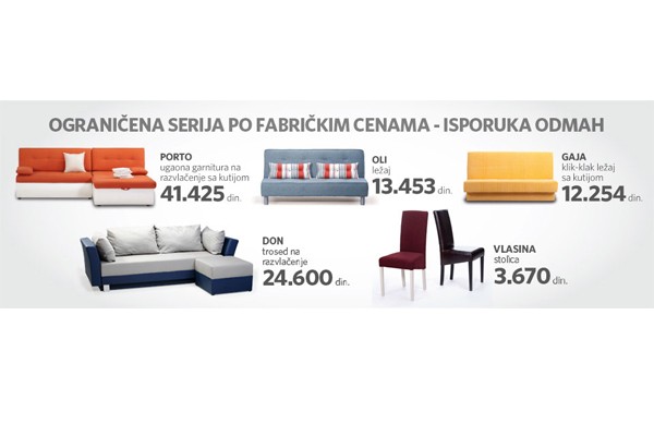 Simpo akcija Avgust 2013 - garniture i sofe po fabričkim cenama!!!