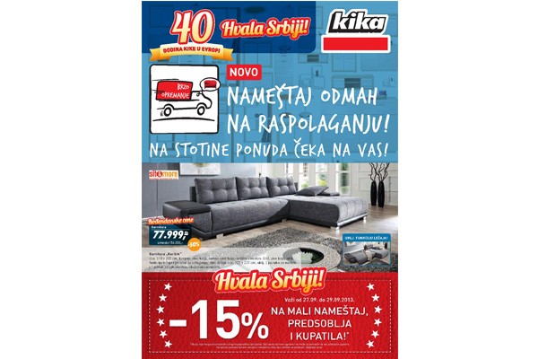 Kika katalog septembar oktobar 2013 Brzo opremanje doma!