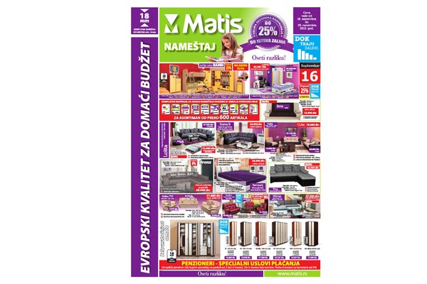 Matis akcija katalog - oseti razliku!!!