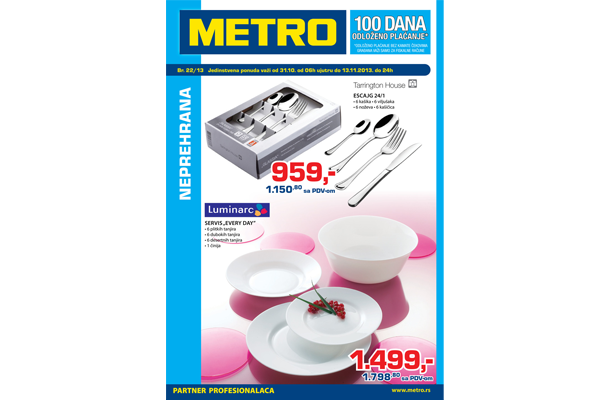 Metro katalog akcija do 13. Novembra