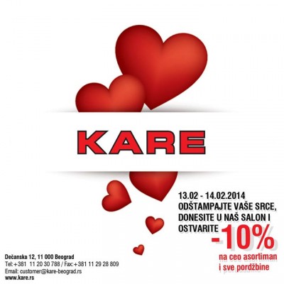 KARE - DAN LJUBAVI !