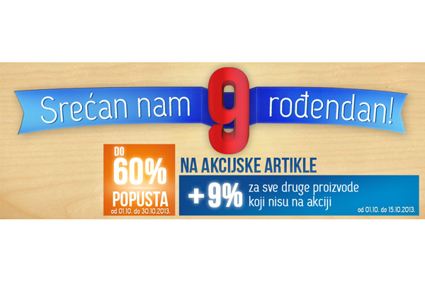 Maxi Meble rodjendanska akcija oktobar 2013!!!