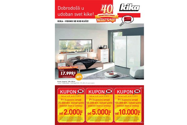 Kika katalog septembar 2013 dobrodošli u svet udobnog spavanja