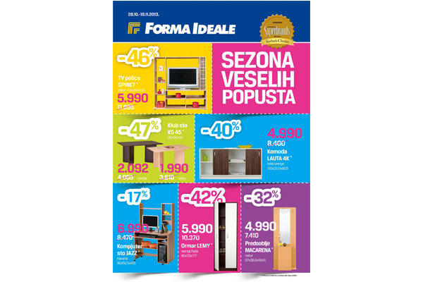 Forma Ideale katalog - predsajamski popust Novembar 2013