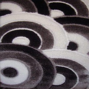 PUFFY SOFTY 3D 2208 BLACK WHITE