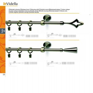 GARNIŠNA FENIX B5 MESING 200cm DUPLA