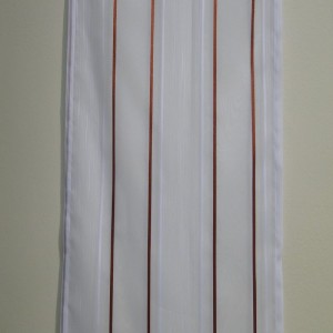 Zavesa GRADLI - WHITE-BROWN STRIPE