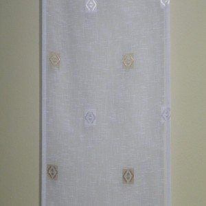 Zavesa PAMIR - WHITE-GOLD CUBE
