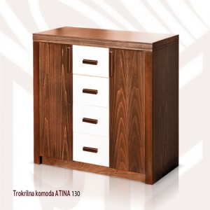 Trokrilna komoda Atina 130