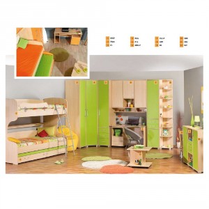 Dečija soba KIKI jasen zelena