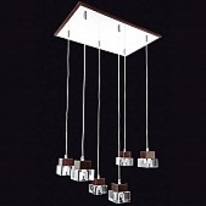 Ozcan luster sa 6 sijalica Delos 6045-6A venge