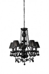 Massive luster klasik 5XE14 60W crni 41766/31/10