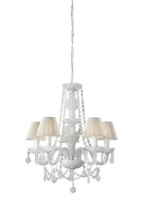 Massive luster klasik 5XE14 60W beli 41766/31/10