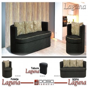 Fotelja, tabire i sofa Laguna