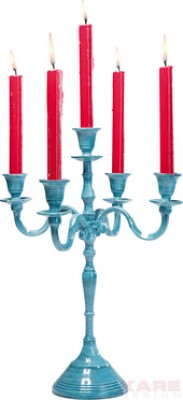 Candelabrum Palazzo Turquoise 40cm