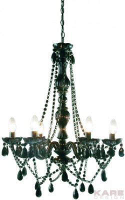 Pendant Lamp Starlight Black 6-Branched