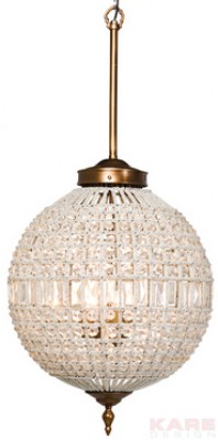 Pendant Lamp Art Deco Crystal 50cm