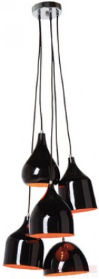 Pendant Lamp Scandinavia Black 5 Lights
