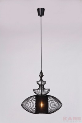 Pendant Lamp Swing Iron Oval
