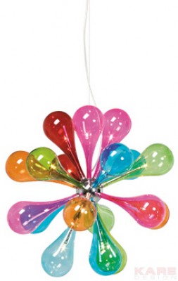 Pendant Lamp Drops Rainbow 12 Lights