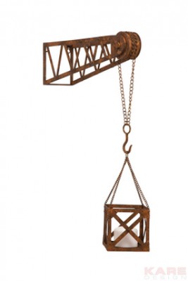 Wall Candle Holder Crane
