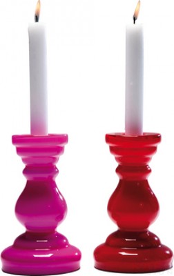 Candle Holder Pop Fusil 16cm Assorted