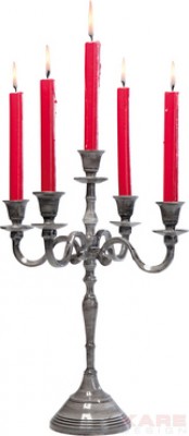 Candelabrum Palazzo Grey 40cm