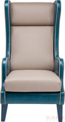 Wing Chair Bicolore Sky
