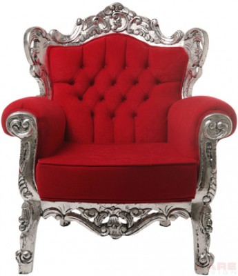 Tendence Opulence Arm Chair red