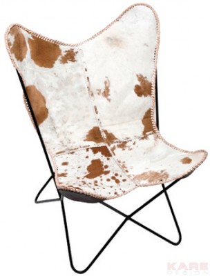 Arm Chair Butterfly Fur