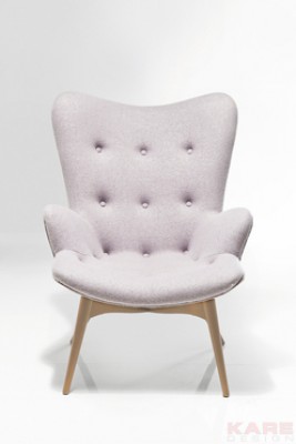 Arm Chair Angels Wings Bright Grey New Design