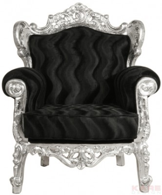 Tendence Opulence Arm Chair black