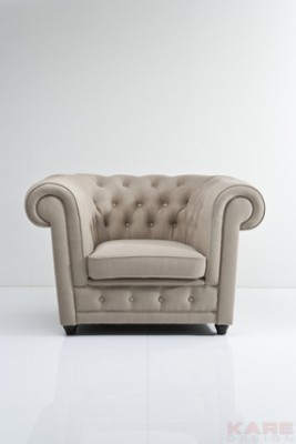 Arm Chair Oxford Linen Natural
