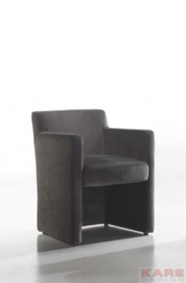 Arm Chair Slow Food grey KARE + Studio Divani