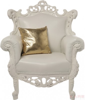 Arm Chair Mink White Angel
