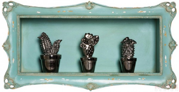 Wall Shelf Display Barock Green