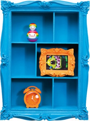 Wall Shelf Collector Barock Blue