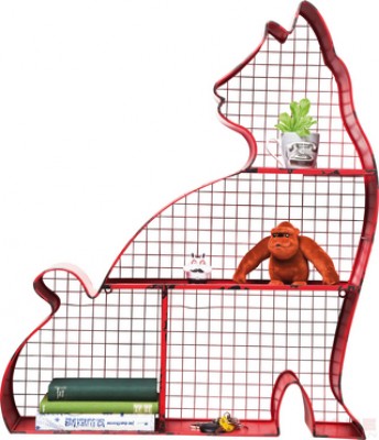 Wall Shelf Cat Red