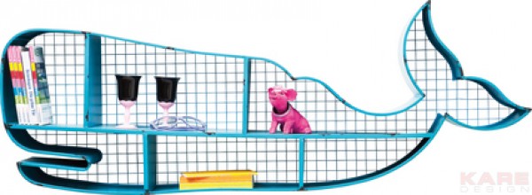 Wall Shelf Whale Blue